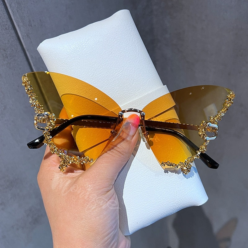 Diamond Butterfly Sunglasses