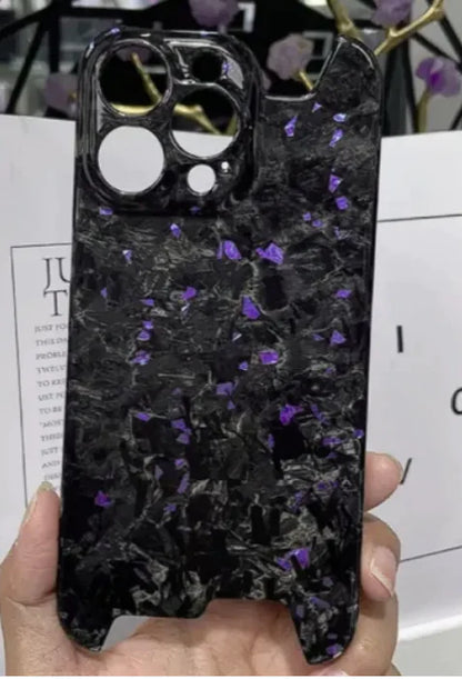 Forged Pattern Carbon Fiber Phone Shell