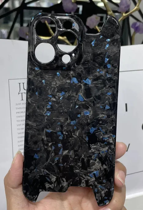 Forged Pattern Carbon Fiber Phone Shell