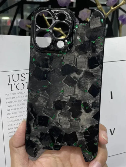 Forged Pattern Carbon Fiber Phone Shell